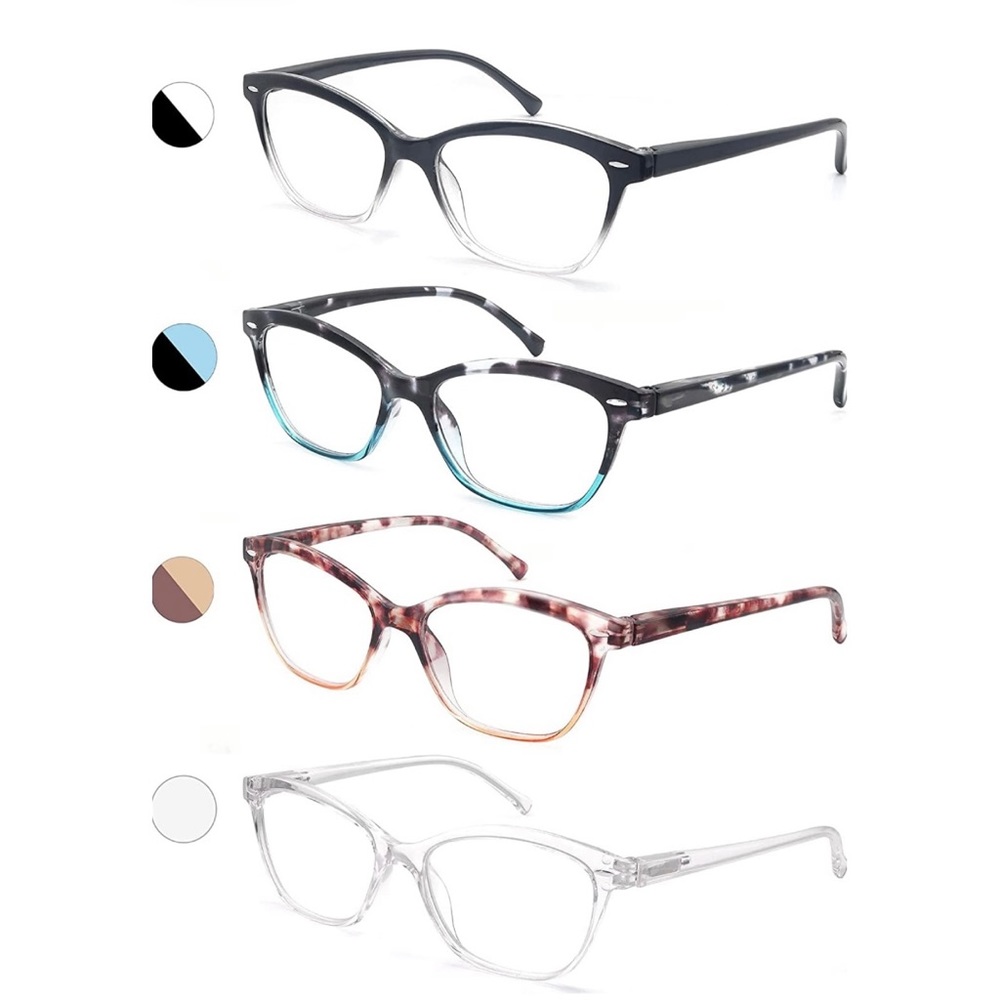 +0.75 D Round Stylish Reading Glasses with spring hinge